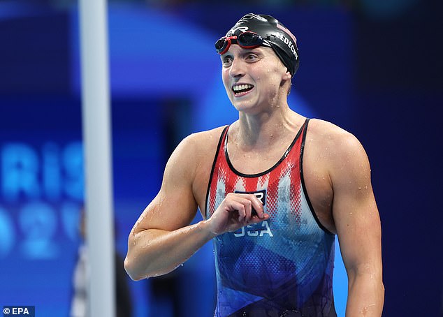 The swimming machine Katie Ledecky continued her dominance in the pool in Paris