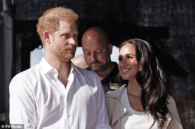 Harry and Meghan are spending four days in the South American country (Jordan Pettitt/PA)