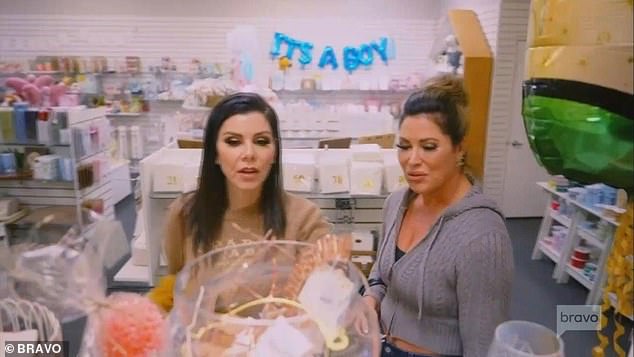 The season 18 episode titled All Up in Gina's Grill opened with Emily Simpson, 48, going Easter shopping with Heather Dubrow, 55