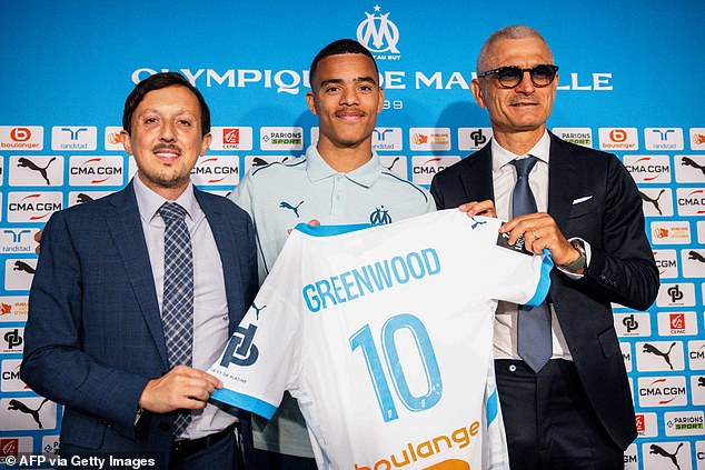 Mason Greenwood completed a £30million transfer from Man United to Marseille this summer