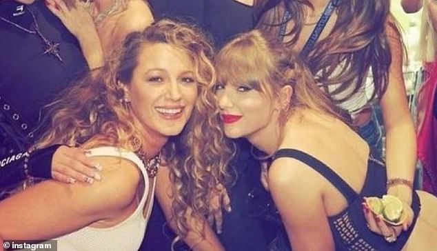 The source also claimed that the actress is purposely bringing up her friendship with Taylor in 'interviews and other promotional work' in the hopes that it will 'help pull her out of this mess'