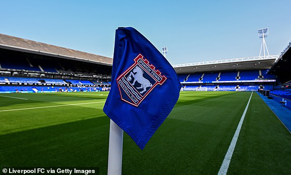 IPSWICH, ENGLAND - AUGUST 17: (THE SUN OUT, THE SUN ON SUNDAY OUT) General view before the Premier League match between Ipswich Town FC and Liverpool FC at Portman Road on August 17, 2024 in Ipswich, England. (Photo by Andrew Powell/Liverpool FC via Getty Images)