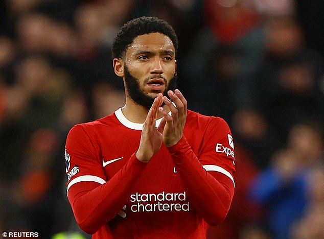 Joe Gomez has not travelled with the Liverpool squad today as he is considering his options