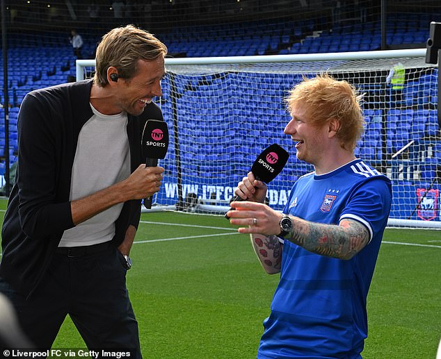 Ed Sheeran had to leave behind Ipswich's season opener against Liverpool due to another task