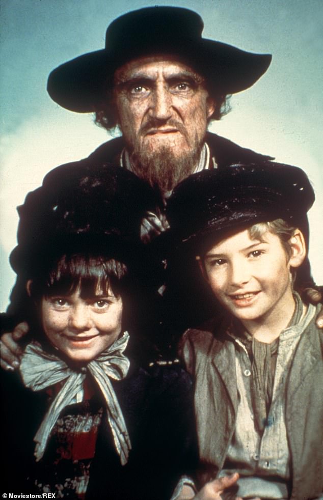 And in a response to a question from BBC Radio 4 presenter Kirsty Wark about the character that stuck in her head as a child, Miriam Margolyes responded with the Oliver Twist villain Fagin. Pictured: Ron Moody as Fagin in 1968's Oliver!