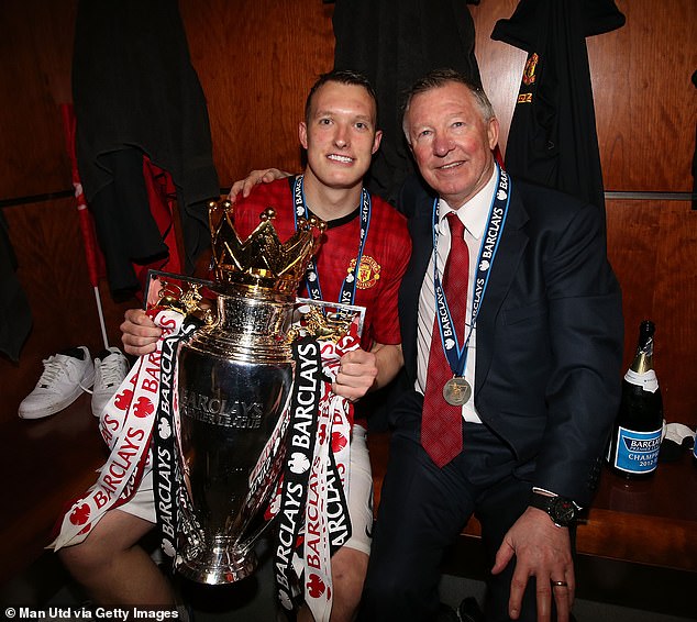 Jones was part of the team which won the Premier League in 2012-13 in Sir Alex Ferguson's last season