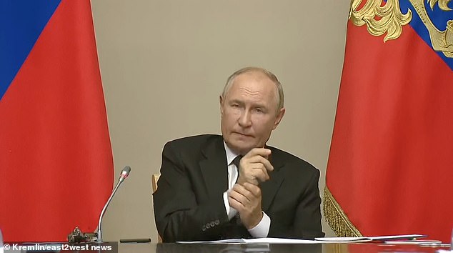 Vladimir Putin cut a nervous figure in a recent broadcast of discussions with his ministers released by the Kremlin