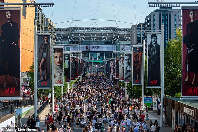 More than 92,000 people are expected to watch Taylor Swift's performance tonight - just weeks after the foiled terror plot in Vienna