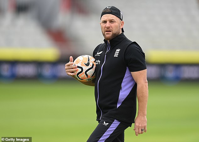 Lawrence believes that he fits England coach Brendon McCullum's (above) style of cricket