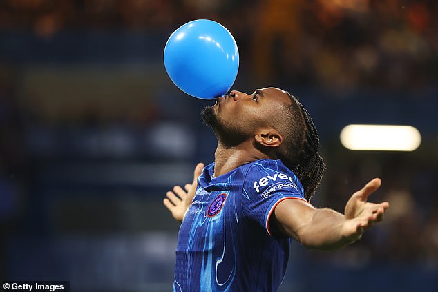 Christopher Nkunku opened the scoring for Chelsea after they were frustrated in the first half