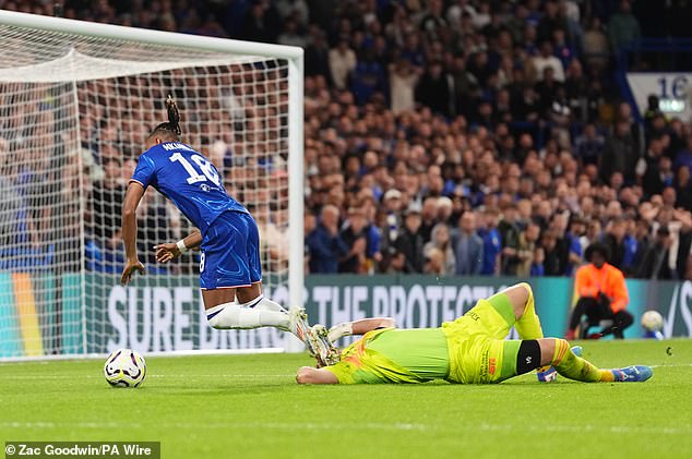 Nkunku scored from the penalty spot after he was brought down by Servette's goalkeeper