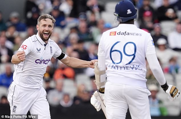 Chris Woakes was the pick of the bowlers as the veteran seamer took 2-34 from 12 overs