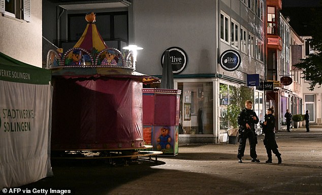 The scenes late on Friday night following a devastating attack which saw several killed