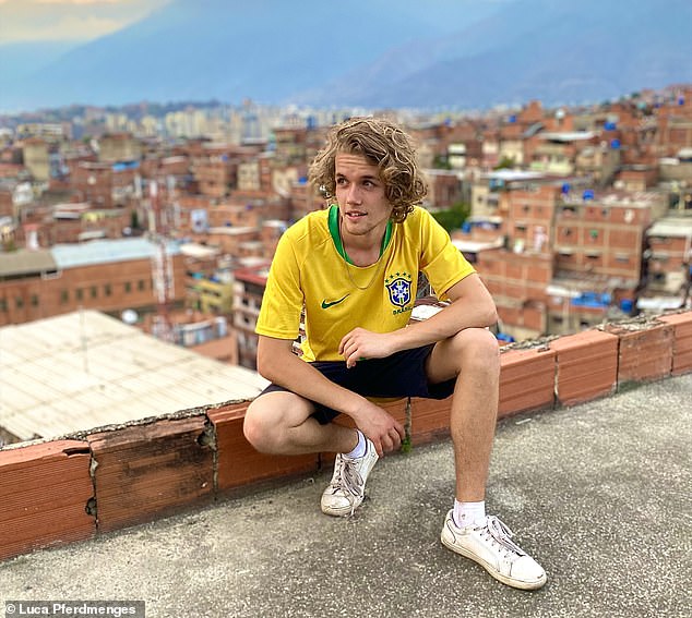 Luca in Petare, Venezuela, which he says is 'the most dangerous ghetto in Latin America'