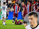 Christoph Baumgartner apologises to Martin Odegaard after he hobbled off in Norway's clash with Austria - with the Gunners captain now a major doubt for the north London derby