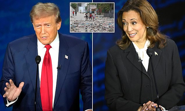 Trump claims migrants are 'eating dogs' and rips into Kamala Harris for mocking his rally