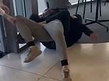 Wild moment jiu-jitsu champion Chris Bower visiting New Zealand describes how he took down alleged stalker as he pins him to the ground