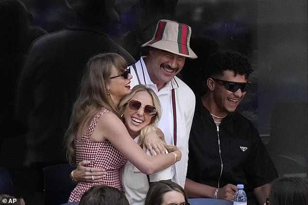 But Taylor and Brittany made it clear that they have no bad blood by attending the US open with their partners