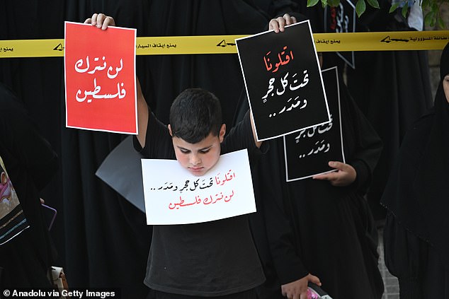 Funeral ceremony held for 4 people who were killed in Lebanon when pagers used by Hezbollah members were detonated, in Dahiyeh neighborhood, south of the capital Beiru