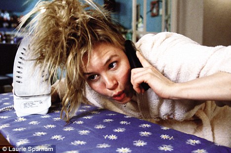 True reflection: A Scene from the film 'Bridget Jones: The Edge Of Reason'  starring Renee Zellweger as Bridget - today 50.8 per cent of women aged 18-35 do not live with a partner