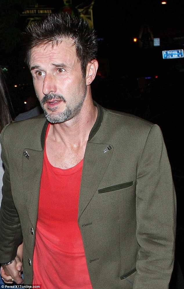 Off the wagon: David Arquette admitted during an interview with Howard Stern on Monday that he is drinking again and doing occasional drugs