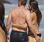 Picture Shows: Morgan Brown, Gerard Butler  October 12, 2015\n \n '300' actor Gerard Butler enjoys a day at the beach in Malibu, California with his girlfriend Morgan Brown and friends. The happy couple, who have been dating for over a year, were all smiles and packed on the PDA during the day of fun. \n \n Non Exclusive\n UK RIGHTS ONLY\n \n Pictures by : FameFlynet UK © 2015\n Tel : +44 (0)20 3551 5049\n Email : info@fameflynet.uk.com