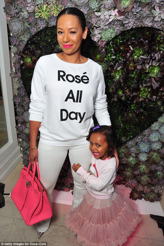 Cute Spice! Mel B was upstaged by her daughter Madison on Thursday as they attended an event in Hollywood