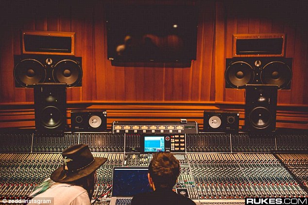 Back in the studio: Zedd posted a photo on Instagram of himself in studio with a woman who looked like Kesha on Instagram on Monday