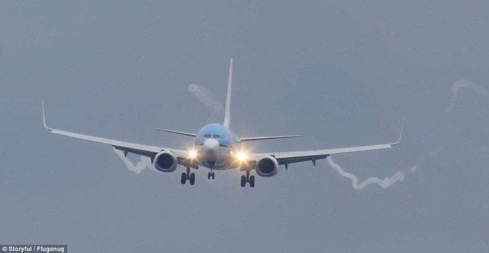 Wake turbulence is generally quite safe although planes have to keep a safe distance from each other to avoid being caught up in it