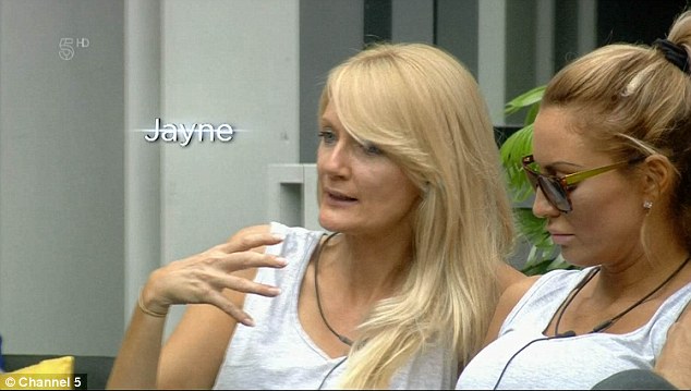 '‘Who knows what might have happened': later on in the day, Jayne revealed to her fellow conspirators that she and Chelsea knew each other and had only just fallen out weeks before entering the BB house