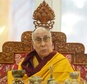 Tibetan Spiritual Leader The Dalai Lama gestures as he attends a special religious prayer during the Kalachakra event at Bodhgaya on January 4, 2017 ©Dibyangshu Sarkar (AFP)