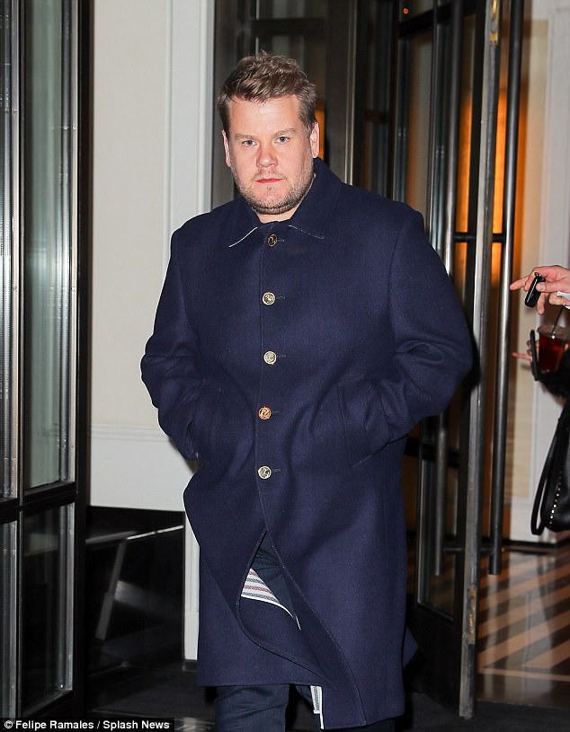 Go to guy: The Late Late Show's James Corden will host the Grammys live on CBS on Sunday night as the awards show returns to New York for the first time in 15 years