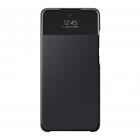 Oryginalne / oficjalne etui na portfel Samsung Galaxy A52 / A52 5G Smart S View - czarne