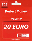 PERFECT MONEY | KOD | VOUCHER | 20 EURO | TOP SPRZEDAWCA | TANIO !