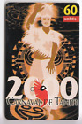 POLYNESIE TELECARTE / PHONECARD .. PF105 60U GEM1A CARNAVAL 2000 CHIP/PUCE C.4€