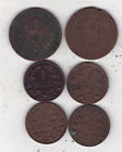 H#342 Niemiecka Afryka Wschodnia, 1 pesa, 1 jasny, 6 monet partia kolekcjonerska