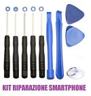 KIT RIPARAZIONE SMARTPHONE SMONTAGGIO CELLULARI SET CACCIAVITI PRECISIONE IPHONE