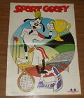 Rzadki plakat SPORT GOOFY Tennis Champion 1985