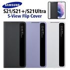 Official Original Samsung S21/S21+S21U Smart View Cover Mirror Flip Leather Case