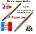 lot de 4 Barrettes ressort pompe piston tige bracelet de montre de 8 mm à 26 mm