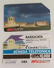   Scheda telefonica usata linee d' Italia Basilicata Abbazia Venosa come foto