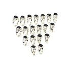 WHOLESALE 19PC 925 SOLID STERLING SILVER BLACK ONYX RING LOT B