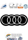 Audi patch car brand logo iron on sew embroidered badge auto toppa termoadesiva