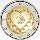 Portugalia - 2 Euro Pamiątkowy 2024 Portugalska drużyna olimpijska UNC DARMOWA WYSYŁKA