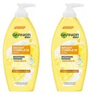 2 X 400ml Garnier Body Bright Complete Extra Bright Serum naprawcze Mleko UV Cytryna