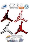 patch Jordan sport brand logo badge iron on toppa termoadesiva red white black