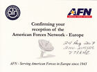 2007 QSL: AFN American Forces Network Europe, Frankfurt, Niemcy