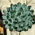10,93 lb Naturalny zielony kryształowy gromada i kształt kwiatów Mineralny prób gojenia