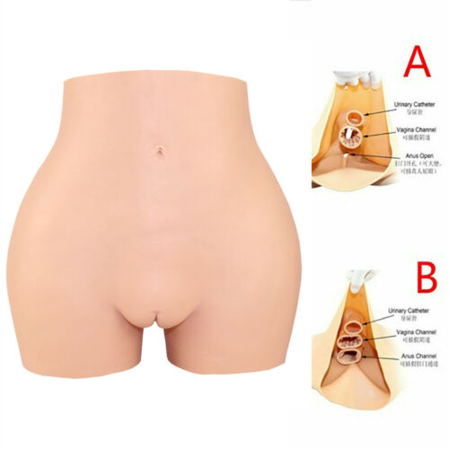 Silicone Faux Vagin Épaissir Hanche Shorts cosplay Transgenre Crossdresser - Bild 1 von 8