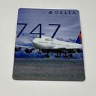 2016 Delta Air Lines BOEING 747 - 400  Aircraft Pilot Trading Collector Card #42